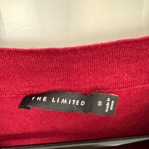 The Limited Bright Red Knit Top - Crewneck